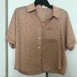 Mini Star Button Up Blouse